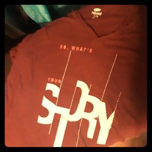 Maroon relaxed fit T-shirt